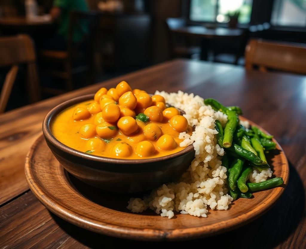 Smile Jamaica (Coconut Curry Garbanzo Beans)