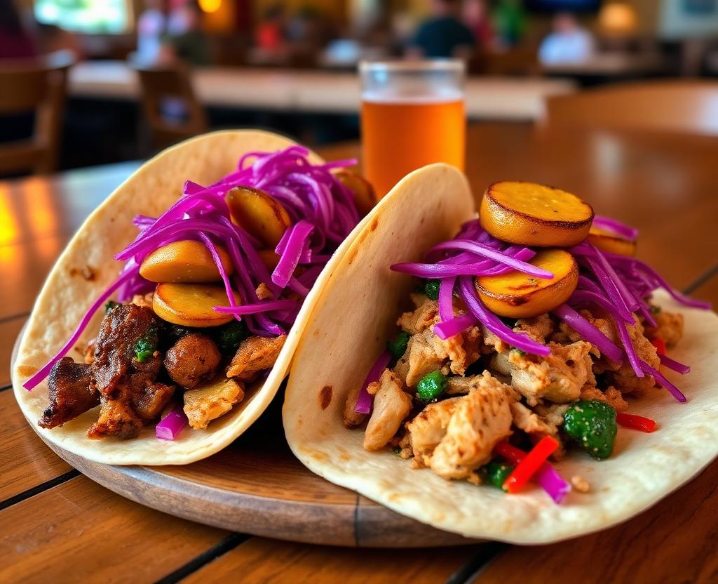 Island Tacos (Mix — Oxtail & Chicken)